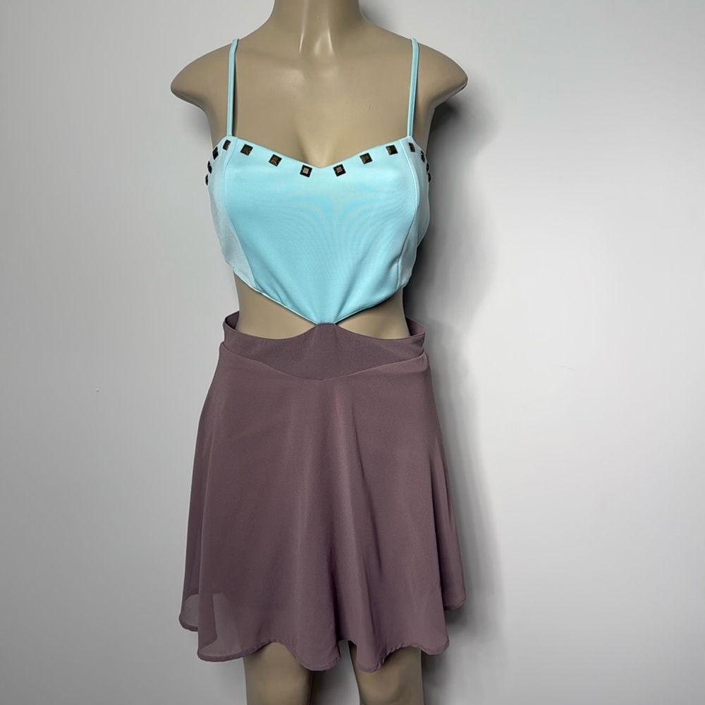 Faisca large mini dress